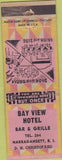 Matchbook Cover - Bay View Hotel Narragansett RI WEAR girlie back