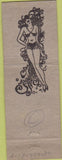 Matchbook Cover - Bay View Hotel Narragansett RI WEAR girlie back