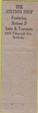 Matchbook Cover - Jake's Barber Shop Whitie's Smoke Shop Berkeley CA