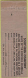 Matchbook Cover - Southern Comfort Bourbon Western Hotel Nasonville RI