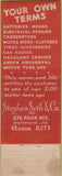 Matchbook Cover - Stephen Smith Co Auto Repair Baltimore MD