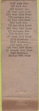 Matchbook Cover - Rudley's Stores New York City Safety First WEAR