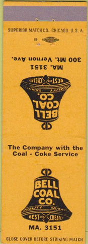 Matchbook Cover - Bell Coal Co