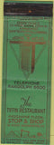 Matchbook Cover - Tiffin Restaurant Chicago IL DQ WEAR