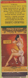 Matchbook Cover - Framar Cabins Conneaut OH pinup