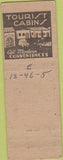 Matchbook Cover - Framar Cabins Conneaut OH pinup