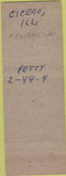 Matchbook Cover - Cermak Liquors Cicero IL pinup WEAr