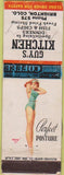 Matchbook Cover - Guy's Kitchen Brighton CO WORN pinup