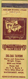 Matchbook Cover - Zig Zag Tavern Watersmeet MI