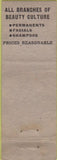 Matchbook Cover - Vera Loretta Beauty Shoppe Holyoke MA girlie Walgreens