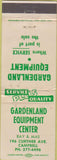 Matchbook Cover - Gardenland Equipment Campbell CA WEAR Lawn Mowers