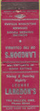 Matchbook Cover - Langdon's Lounge The Dalles OR WORN