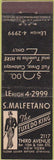 Matchbook Cover - The Tuxedo King New York City feature