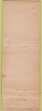 Matchbook Cover - Central 6-2 V Club Hillbilly