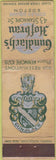 Matchbook Cover - Gundlach's Hofbrau Boston MA Federal long