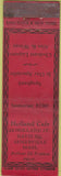 Matchbook Cover - Holland Cafe Semersville MA