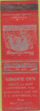 Matchbook Cover - Grove Inn Northbrook IL