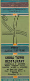 Matchbook Cover - China Town Restaurant Cranston RI
