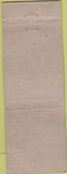Matchbook Cover - Match Liquors New York City? WORN