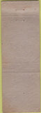 Matchbook Cover - Z Daniels Pottery Jobber Providence RI WEAR