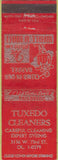 Matchbook Cover - Tuxedo Cleaners Fur Cleaning Storage