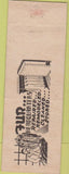 Matchbook Cover - Tuxedo Cleaners Fur Cleaning Storage