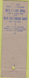 Matchbook Cover - Mc's Blue Goose Cafe Seattle WA