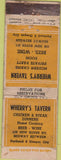 Matchbook Cover - Wherry's Tavern Oak Grove OR WORN