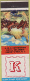 Matchbook Cover - RMS Convention Hotel Columbia Asbury Park NJ 1951 Letter K