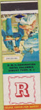 Matchbook Cover - RMS Convention Hotel Columbia Asbury Park NJ 1951 Letter R