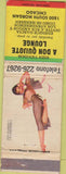 Matchbook Cover - Don Quijote Lounge Chicago IL pinup