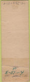 Matchbook Cover - Marsh Madeline's Liquor East Moiline IL pinup WORN TAPED