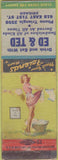 Matchbook Cover - Ed Ted Restaurant Chicago IL pinup WORN TAPED