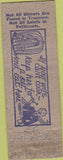 Matchbook Cover - Ed Ted Restaurant Chicago IL pinup WORN TAPED