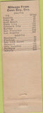 Matchbook Cover - Western Motel Coos Bay OR pinup