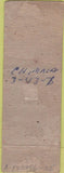 Matchbook Cover - Tony's Grill Utica NY pinup WORN