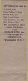 Matchbook Cover - RMS Convention Hotel Columbia Asbury Park NJ 1951 blue wood