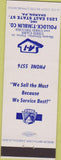 Matchbook Cover - A-1 Pullock Timblin Ford Sharon PA