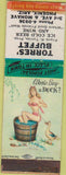 Matchbook Cover - Torres Buffet Phoenix AZ pinup WORN