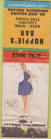 Matchbook Cover - Hoppie's Bar Anderson IN pinup