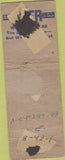 Matchbook Cover - Old Heidelberg Tavern Salt Lake City UT pinup POOR