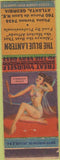Matchbook Cover - The Blue Lantern Atlanta GA pinup