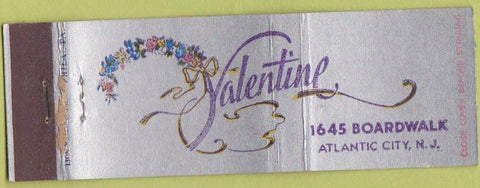 Matchbook Cover - Valentine Atlantic City NJ Lingerie women's clothes