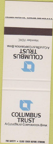 Matchbook Cover - Columbus Trust OH SAMPLE