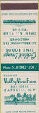 Matchbook Cover - Valley View Farm Catskill NY SAMPLE