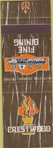 Matchbook Cover - Crestwood Littleton CO SAMPLE