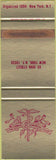 Matchbook Cover - Drug Chemical Club New York City SAMPLE