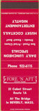 Matchbook Cover - Fore N Aft Oyster House Beverly MA SAMPLE