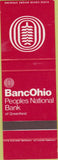 Matchbook Cover - BancOhio Greenfield OH SAMPLE