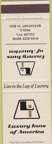 Matchbook Cover - Luxury Inns of America SAMPLE